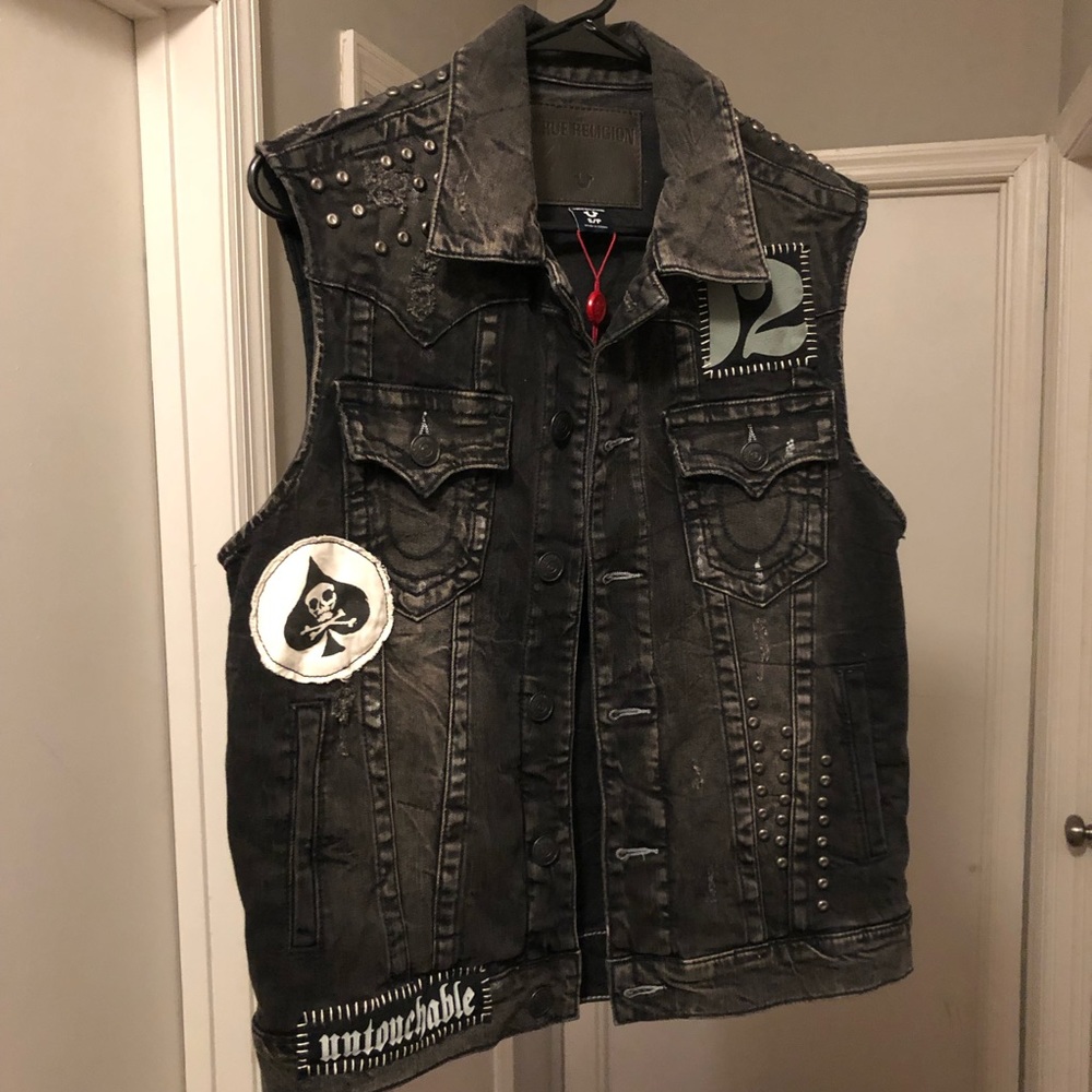 True Religion Denim Vest - Price Firm.